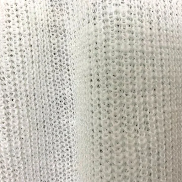 Eileen Fisher White Crew Neck Tunic Sweater Organic Linen Blend Long Sleeve Sz S - Picture 7 of 16